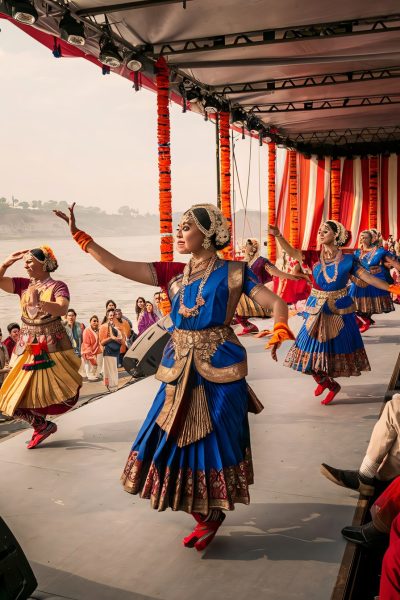 woman-blue-dress-is-dancing-boat